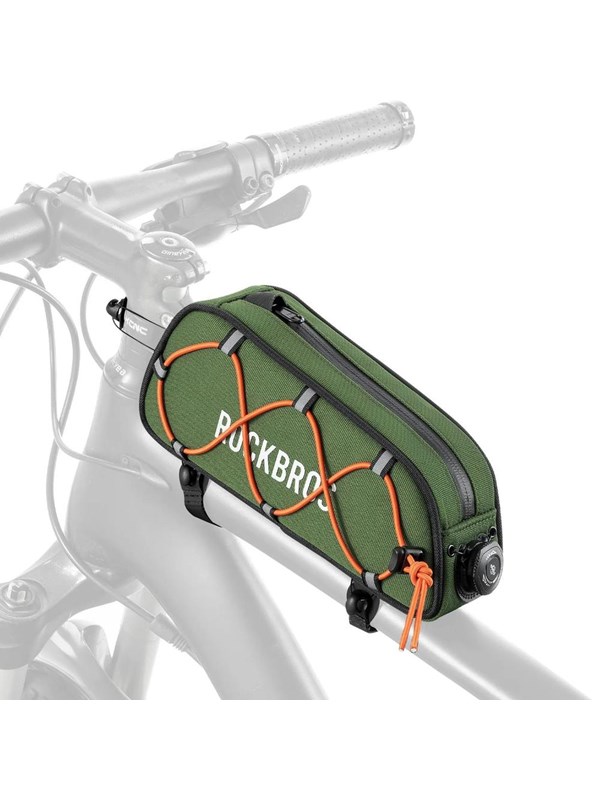 Rockbros 30120045001 ROAD TO SKY bicycle bag for the top frame tube waterproof 0.7L - green
