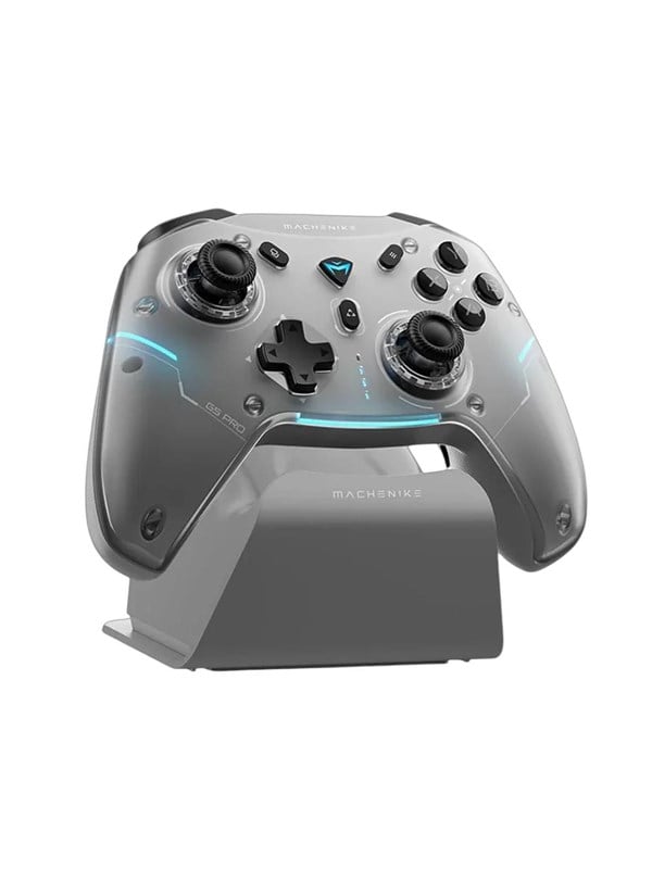 Machenike G5Pro Max Wireless Game Controller with Charging Station - Grey - Wireless Controller
