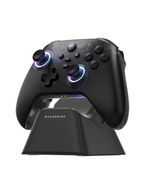 Machenike G3 V2 Wireless Game Controller with Charging Station - Black - Wireless Controller