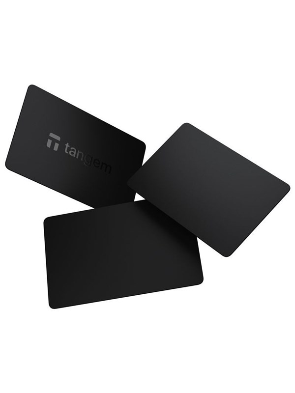 Tangem Wallet - Set Van 3 Kaarten, Stealth