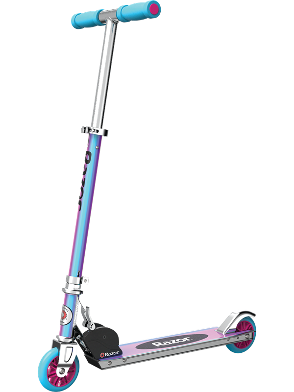 Razor A Special Edition - Step - Roze Blauw - Opvouwbaar - Kleine Wielen 98 mm - Voor Kinderen - Tot 65 kg - Vanaf 5 jaar
