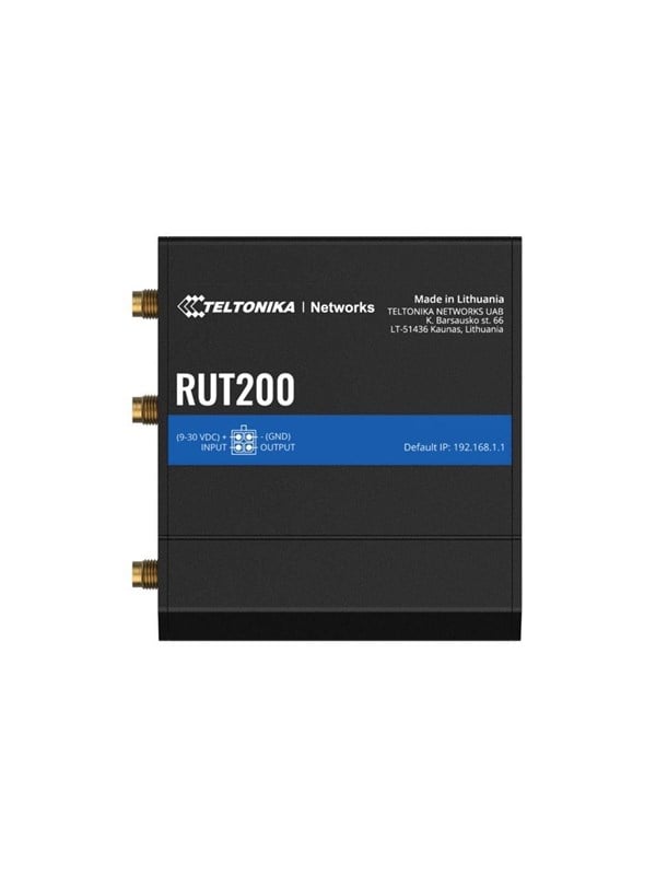 Teltonika RUT200 Industrial Cellular Router - Wireless router N Standard - 802.11n