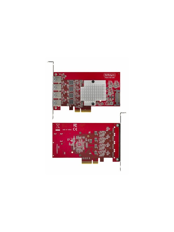 StarTech.com - USB adapter - PCIe 3.0 x4 - USB 3.2 Gen 2 x 4 - TAA Compliant