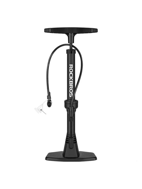Rockbros 42510001001 floor bicycle pump - black
