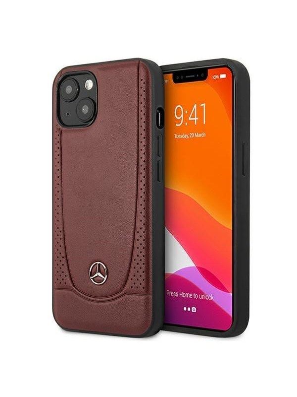 Mercedes-Benz New Urban Back Case - Geschikt voor Apple iPhone 13 Mini (5.4") - Rood