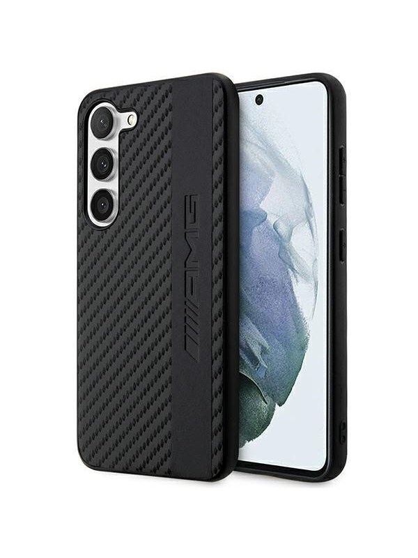Mercedes-Benz AMG Carbon Back Cover - Geschikt voor Samsung Galaxy S23 (SM-S911) - Zwart
