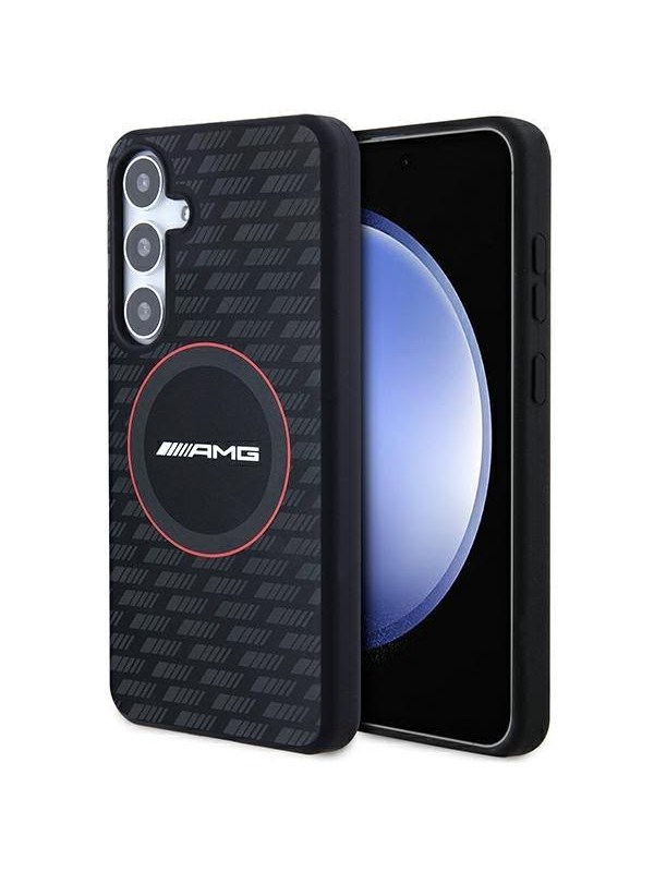 Mercedes-Benz AMG Carbon Pattern Back Case (MagSafe Compatible) - Samsung Galaxy S24 Plus (S926) - Zwart