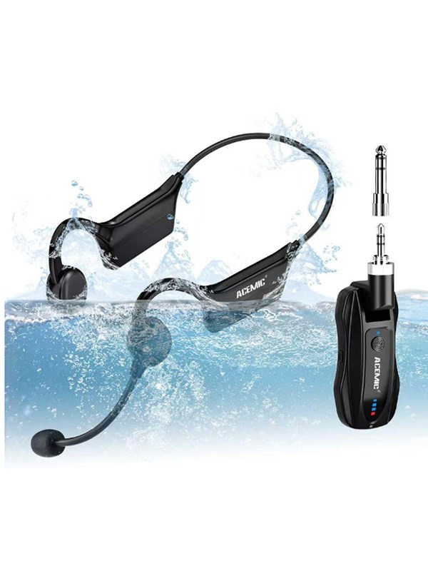Acemic HS-1 - Waterdichte draadloze headset