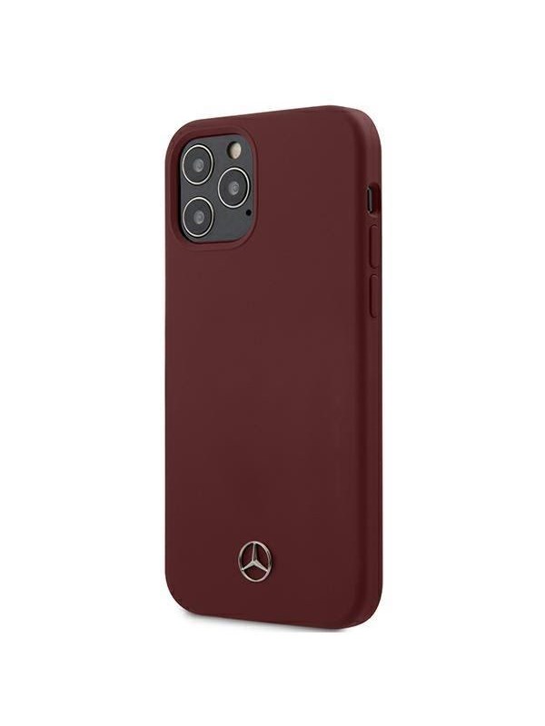 Mercedes Silicone Line Case for iPhone 12 / iPhone 12 Pro - Red