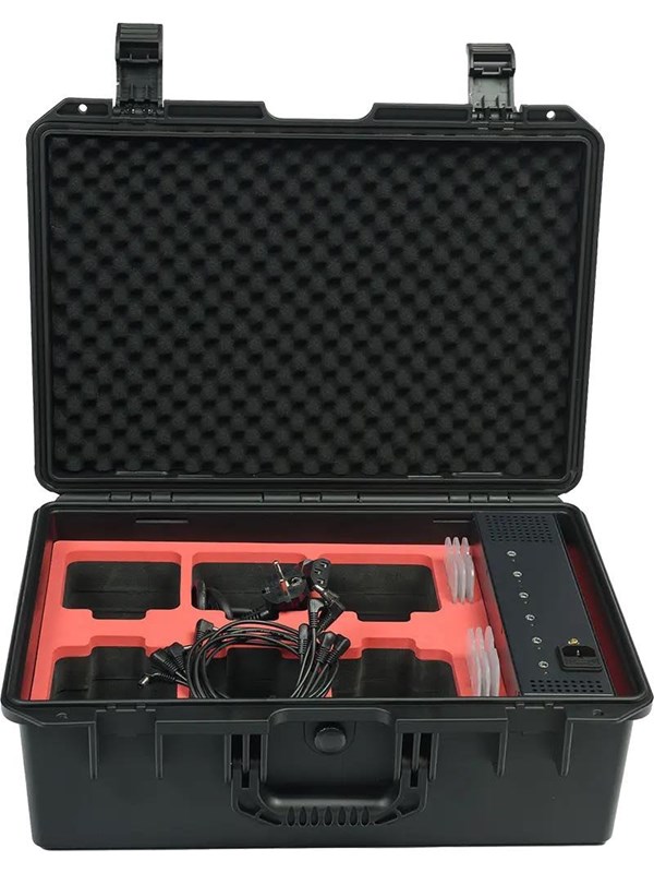 Algam Lighting Draagkoffer met laadstation voor 6 EVENT PAR 44 QUAD IP