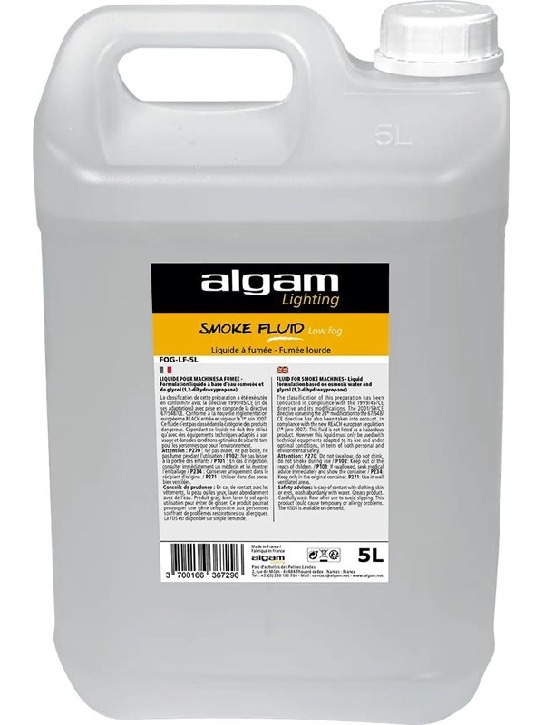Algam Lighting 5 liter Rookvloeistof - Zwaar - Hoge dichtheid