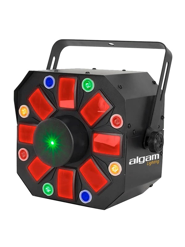 Algam Lighting LED-laserprojector 8 multifunctionele roterende koppen