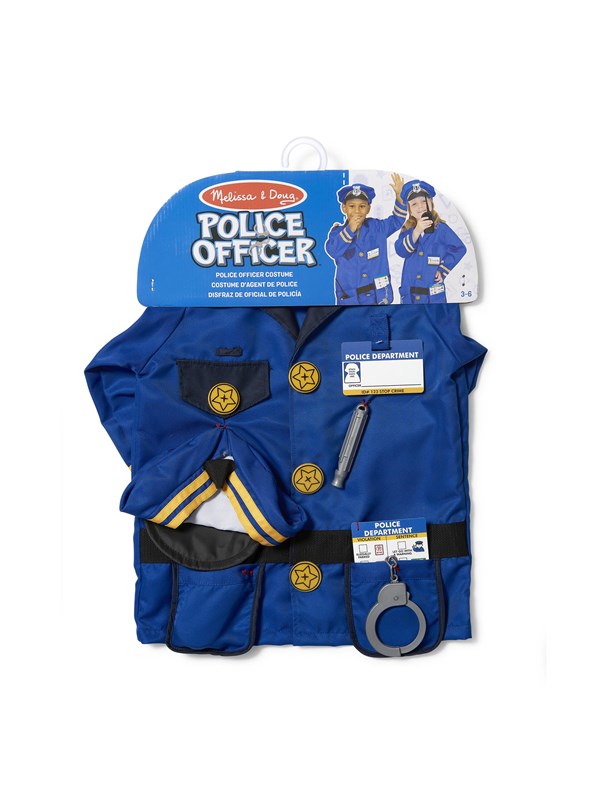 Melissa & Doug – Verkleedset politie – Inclusief walkietalkie met geluid
