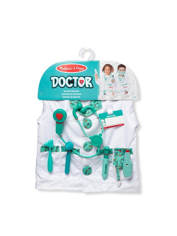 Melissa & Doug – Verkleedset dokter – Inclusief stethoscoop met geluid