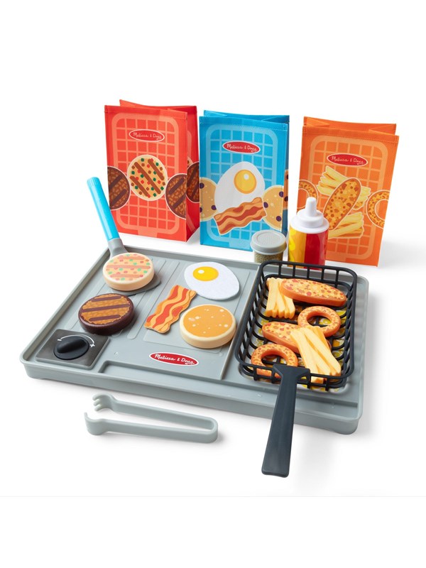 Melissa & Doug – Water WOW! Frituur speelset – Magisch koken met water