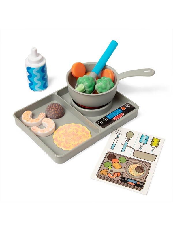Melissa & Doug Water Wow! Simmer & Stir Stovetop Meal Set