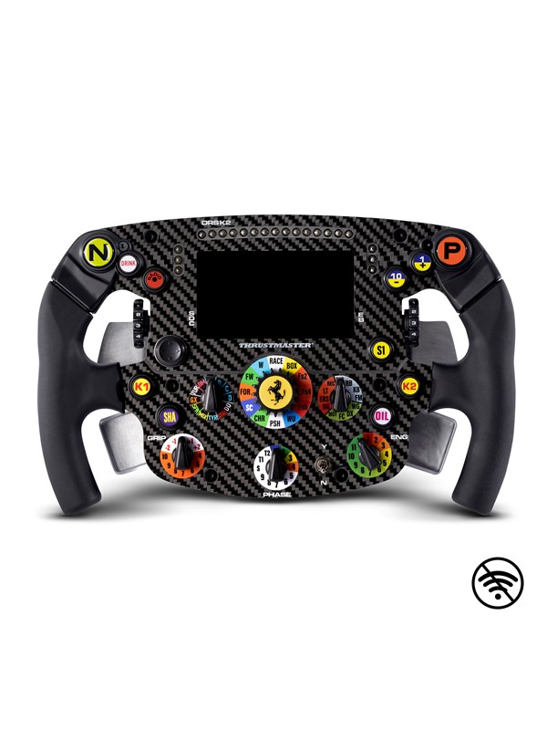 Thrustmaster FORMULA WHEEL ADD-ON FERRARI SF1000 EDITION-WO - voor PS5, PS4, PC - F1 Replicastuur - Geavanceerd LED-display