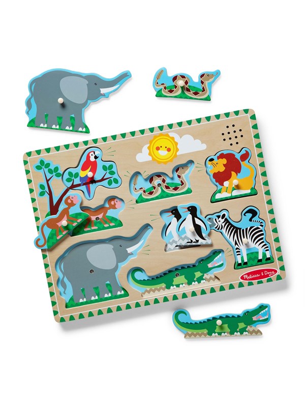 Melissa & Doug Sound Puzzle Zoo Animals
