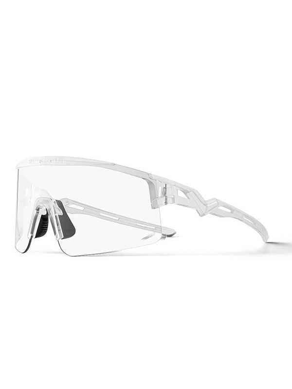 Rockbros Photochromic Cycling Glasses with UV Protection and Corrective Insert - White