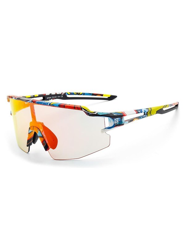 Rockbros Photochromic Cycling Glasses with UV Protection and Corrective Insert - Multicolor
