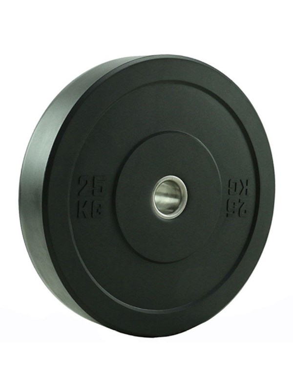 TITAN LIFE Bumper Plate 25 kg Rubber