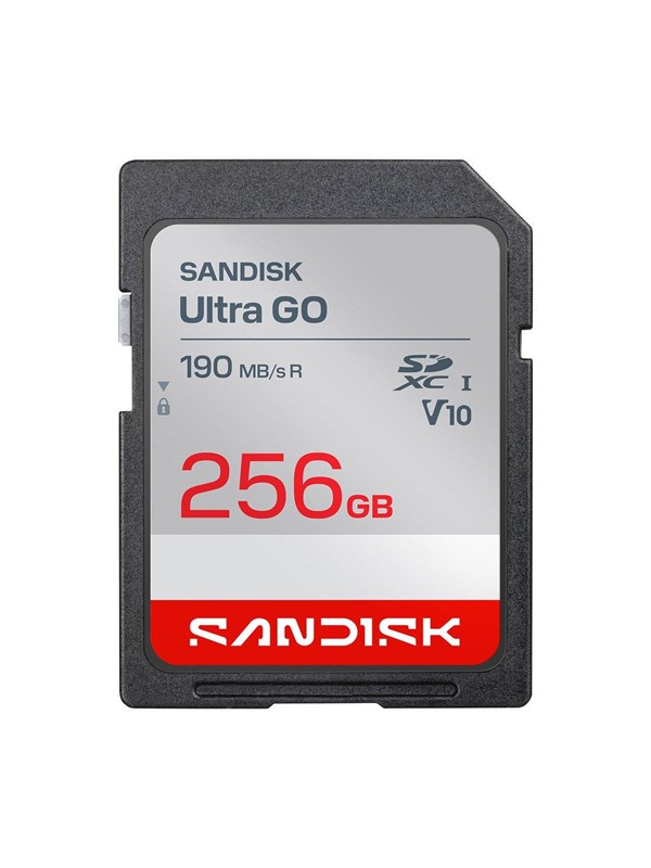 SANDISK Ultra GO SD - 190MB/s - 256GB