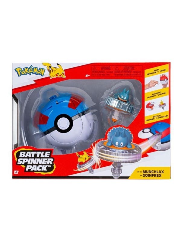 Pokemon Pokémon Battle Spinners tol Munchlax & Great Ball