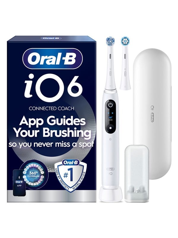 Oral-B Elektrische tandenborstel iO6 White + 1 Extra Refill