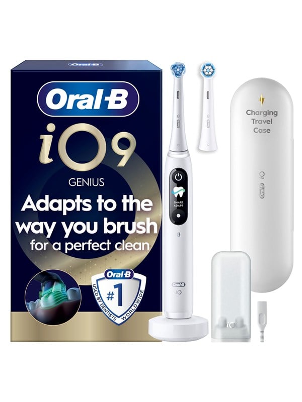 Oral-B Elektrische tandenborstel iO9 White Alabaster + 1 Extra Refill