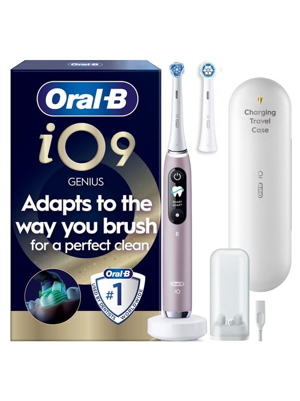 Oral-B Elektrische tandenborstel iO9 Rose Quartz + 1 Extra Refill
