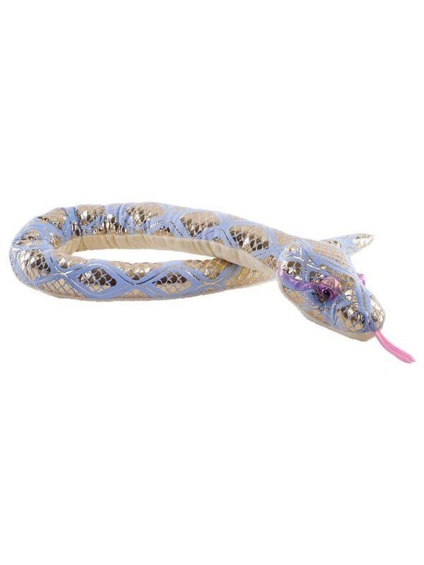 Wild Republic Plush Toy Snakes 137 cm Foil Diamond Blue
