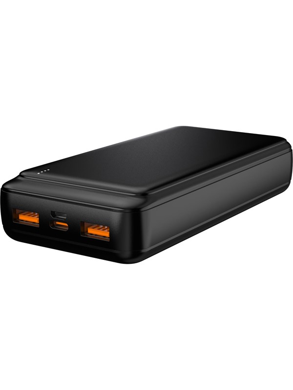Denver Powerbank 20000 mAh - Met batterij indicator - Snelladen Power Delivery 22.5W - USB A/C - Micro USB - Universele Powerbank - PQC20009
