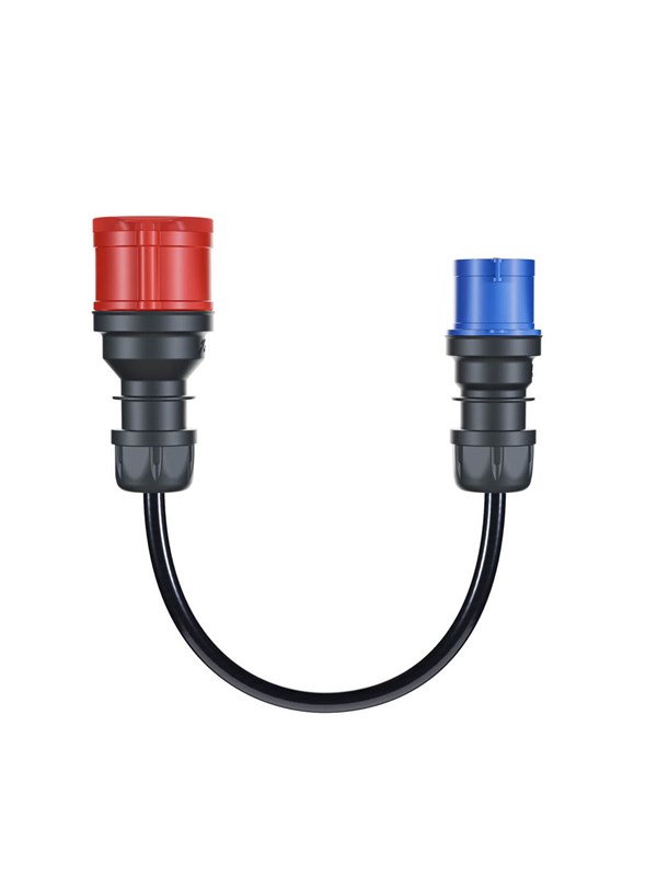 go-e Gemini flex 22 kW adapter CEE blue 16 A