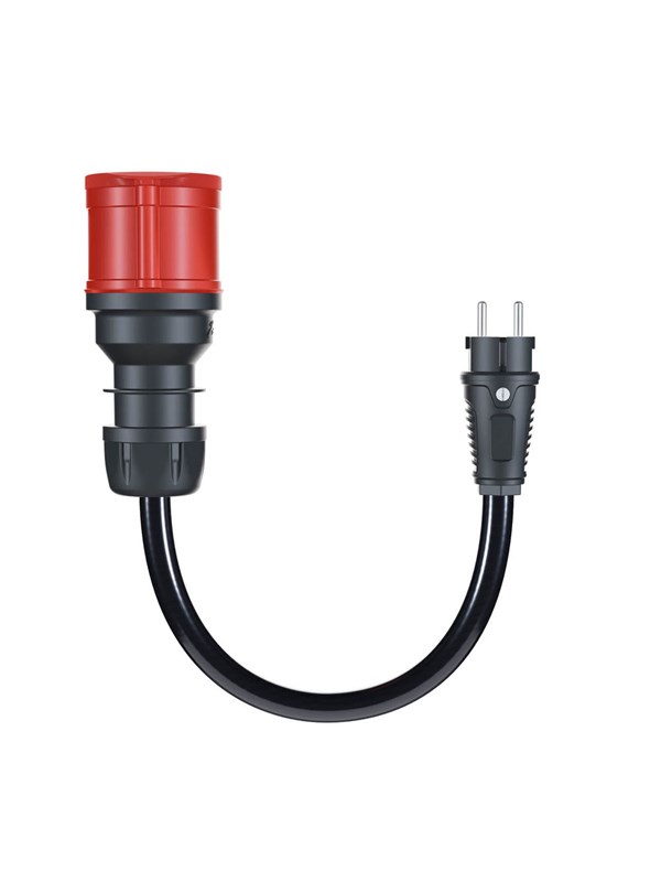 go-e Gemini flex 22 kW adapter CEE to EU plug