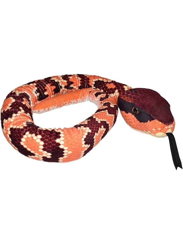 Wild Republic Plush Toy Snakes 137 cm Eastern Cottonmouth