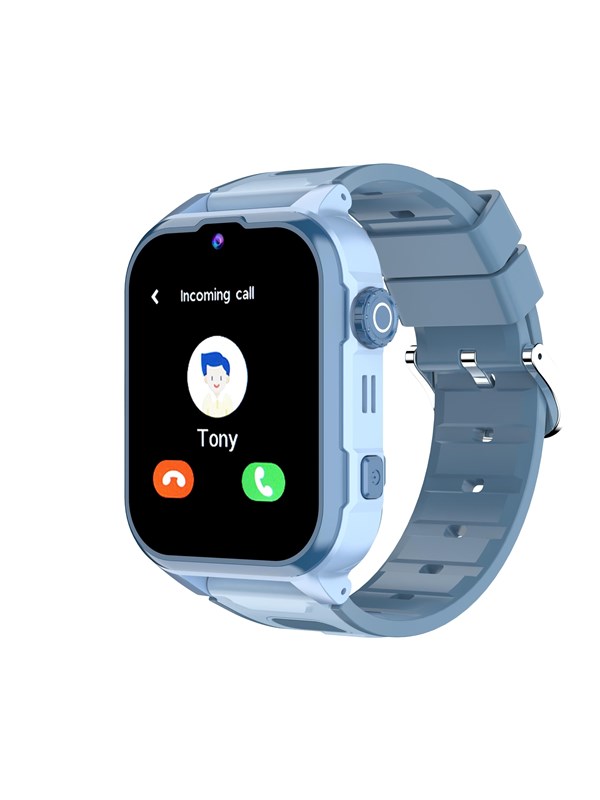 Denver Kindersmartwatch met GPS - Videobellen/SMS - SOS-knop - 4G - GPS Tracker - Simkaart - SWGL149BU - Blauw