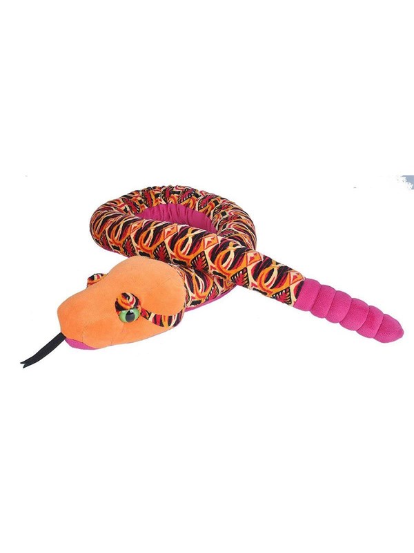Wild Republic Plush Toy Snakes 137 cm Tribal Orange