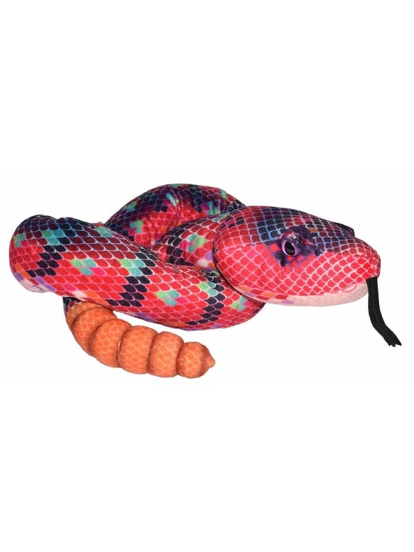 Wild Republic Plush Toy Snakes 137 cm Red Green