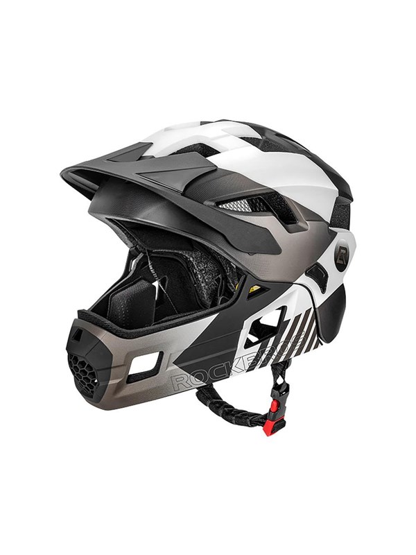 Rockbros TS-61 10110061005 Children's Bike Helmet with Detachable Chin Size S (48-54) - Gray