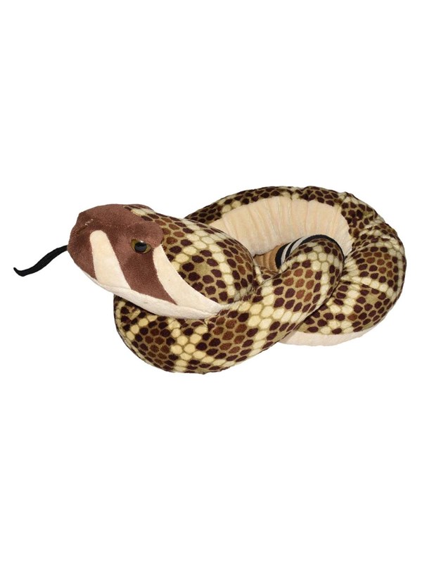 Wild Republic Plush Toy Snakes 137 cm Western Diamondback Rattlesnake