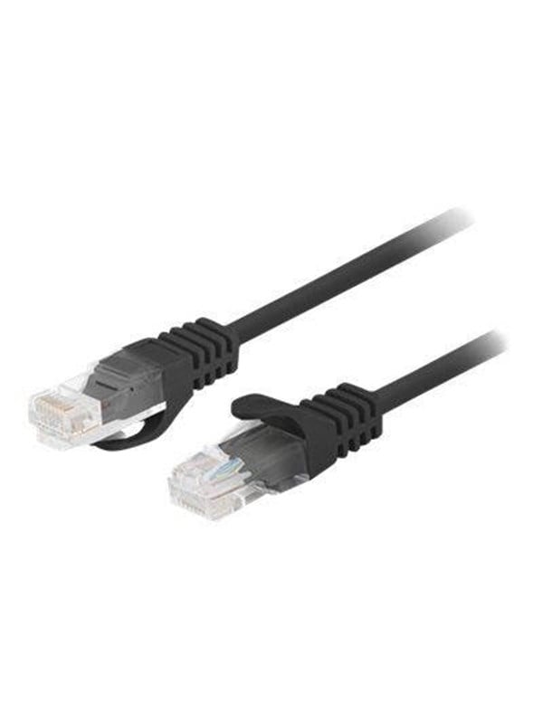 Lanberg patch cable - 2 m - black RAL 9004 - Zwart - 2m
