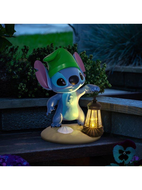Stitch Solar Tuinlamp – Buitenlamp met Dag‑en‑Nachtsensor – Oplaadbaar – Paladone