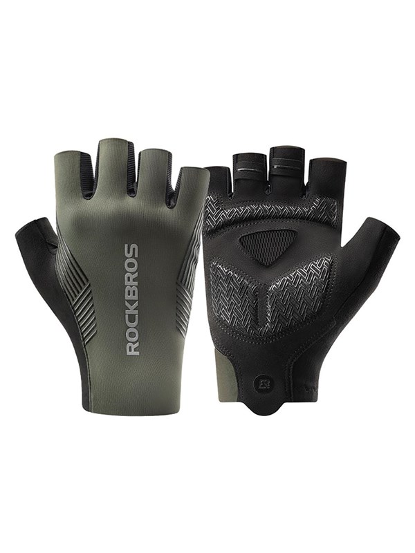 Rockbros cycling gloves spring/summer/autumn short fingers size: XL - green
