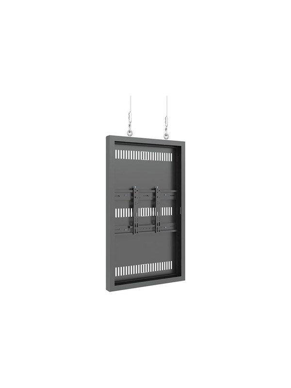 Multibrackets M Pro Series enclosure - Slim - for digital signage display - wire small universal theft protect - black - Max 40 kg - recommended for 43"