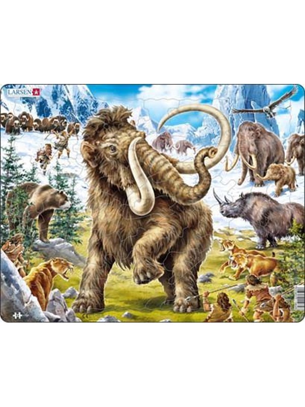 Larsen Puzzles Puzzle Mammoth - 64 pieces Maxi (36.5x28.5 cm) Vloer