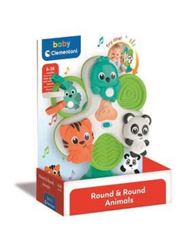 Clementoni New Round&Round Animals