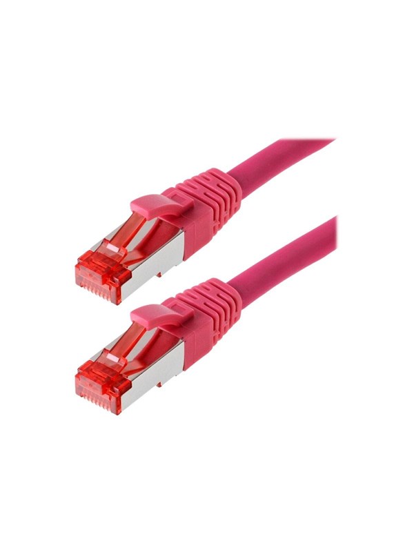 Helos patch cable - 1.5 m - magenta - Roze - 1meter