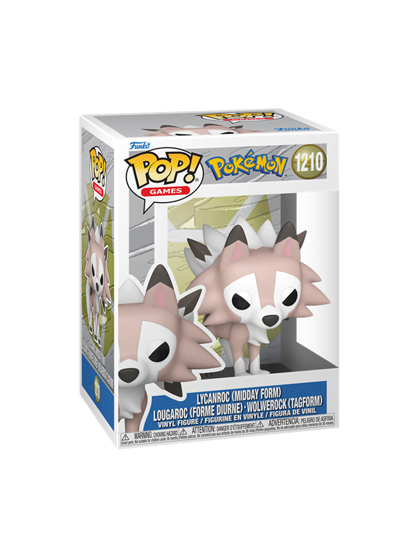 Pokémon Lycanroc (Midday Form) vinylfiguur 1210 Unisex Funko Pop! - Neutraal - Standard