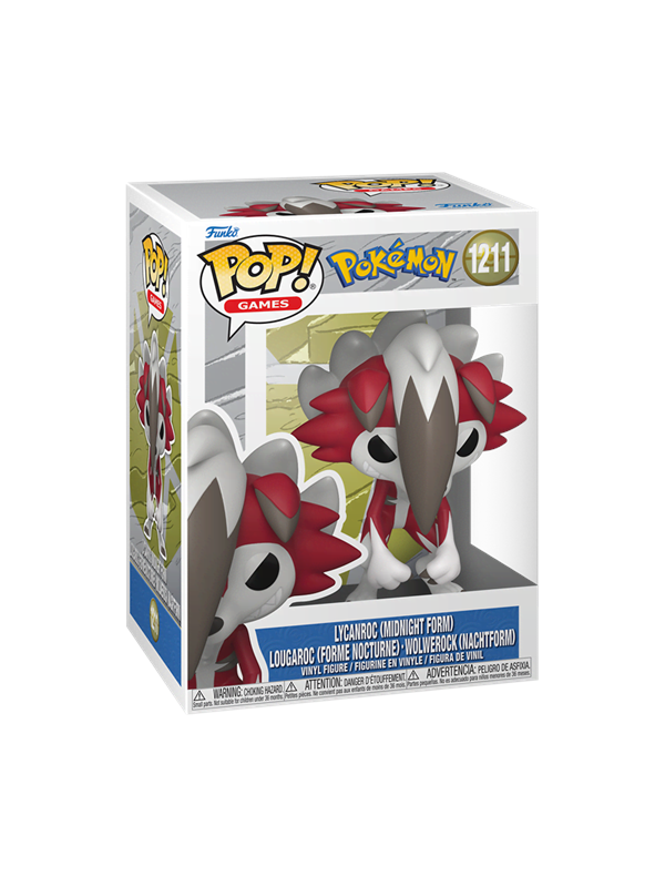 Pokémon - Lycanroc (Midnight Form) vinylfiguur 1211 - Funko Pop! - Funko Shop Europe