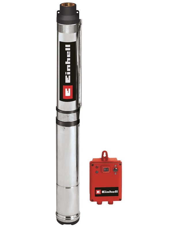 Einhell Elektrische Diepte-/ Dompelpomp GC-DW 1300 N - 1300 W - 5000 l/u - Max. Dompeldiepte: 20m - Max. opvoerhoogte: 65m - RVS behuizing - Externe schakelbox